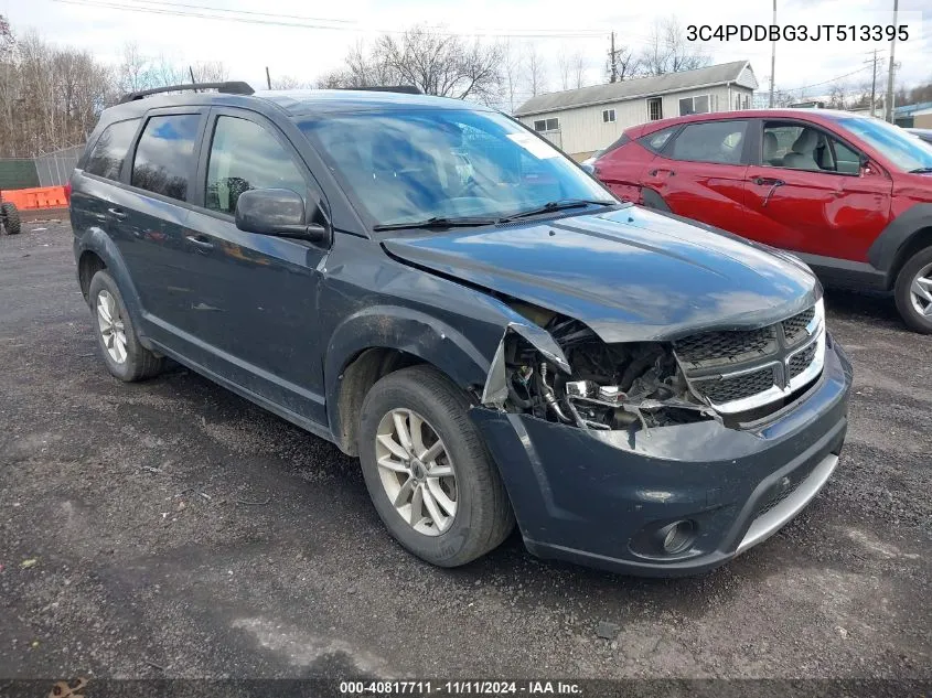 2018 Dodge Journey Sxt VIN: 3C4PDDBG3JT513395 Lot: 40817711