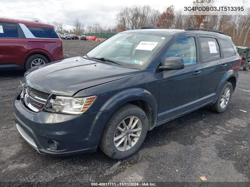 2018 Dodge Journey Sxt VIN: 3C4PDDBG3JT513395 Lot: 40817711