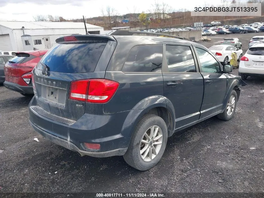 2018 Dodge Journey Sxt VIN: 3C4PDDBG3JT513395 Lot: 40817711