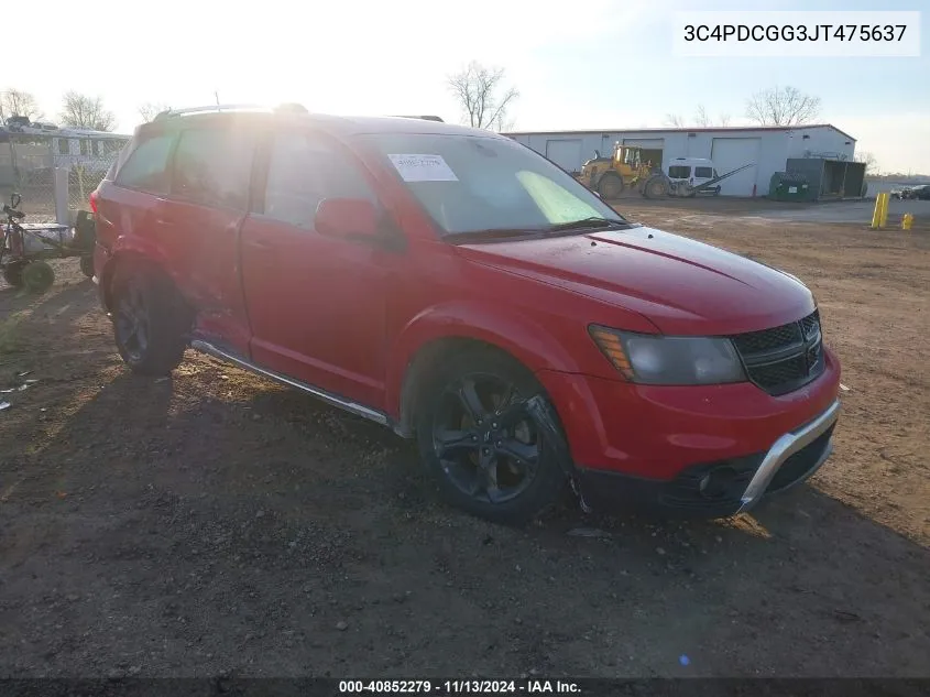 3C4PDCGG3JT475637 2018 Dodge Journey Crossroad