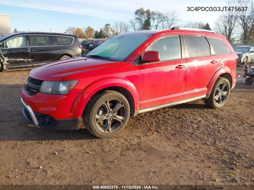 3C4PDCGG3JT475637 2018 Dodge Journey Crossroad