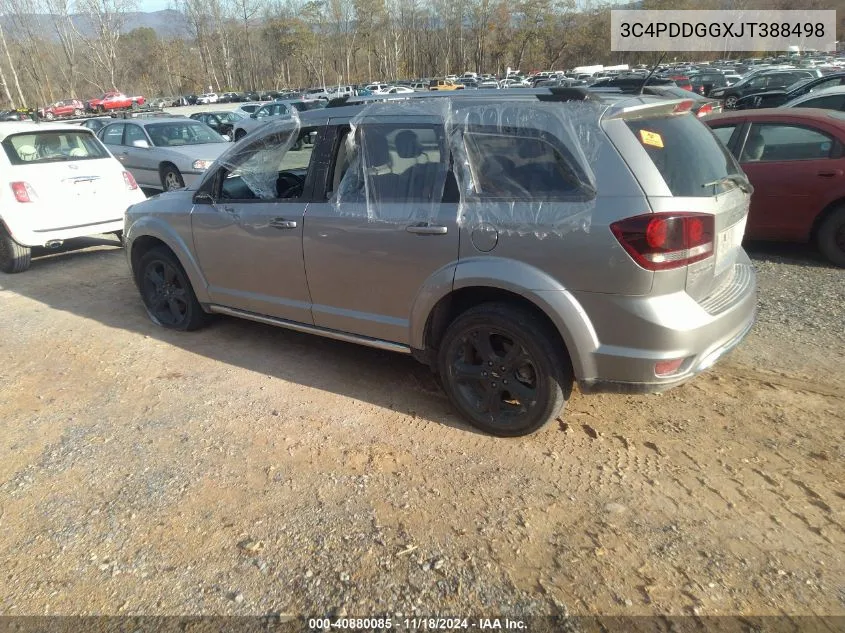 2018 Dodge Journey Crossroad Awd VIN: 3C4PDDGGXJT388498 Lot: 40880085