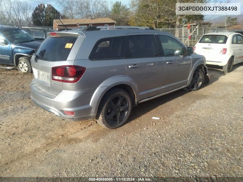 2018 Dodge Journey Crossroad Awd VIN: 3C4PDDGGXJT388498 Lot: 40880085