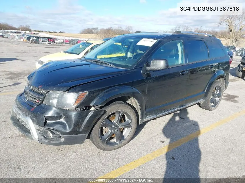 2018 Dodge Journey Crossroad Awd VIN: 3C4PDDGG8JT387818 Lot: 40895580