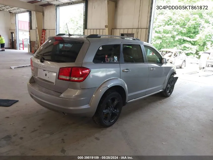 2019 Dodge Journey Crossroad Awd VIN: 3C4PDDGG5KT861872 Lot: 39519109