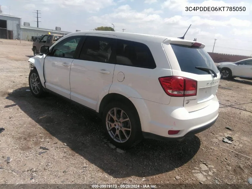 2019 Dodge Journey Gt Awd VIN: 3C4PDDEG6KT785050 Lot: 39519173