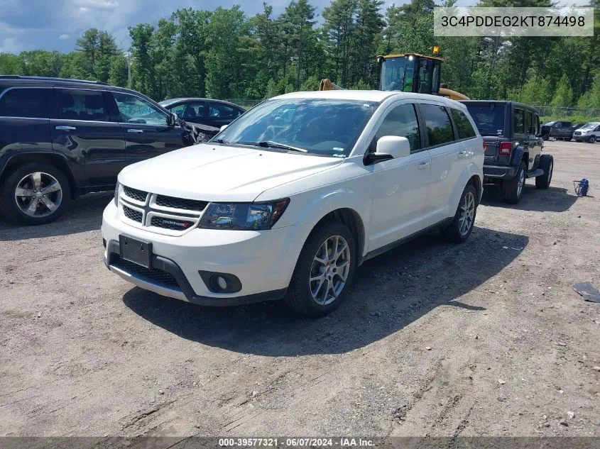 2019 Dodge Journey Gt Awd VIN: 3C4PDDEG2KT874498 Lot: 39577321