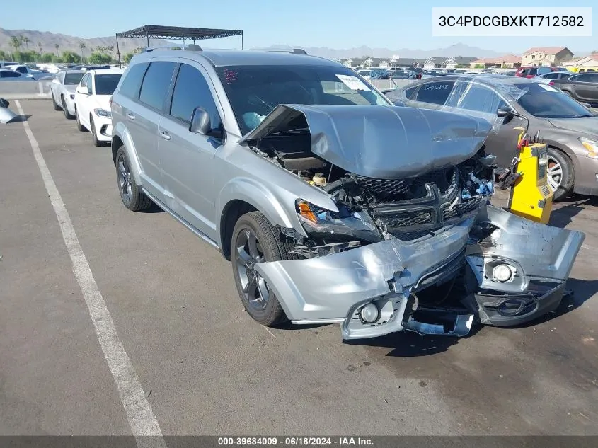 2019 Dodge Journey Crossroad VIN: 3C4PDCGBXKT712582 Lot: 39684009