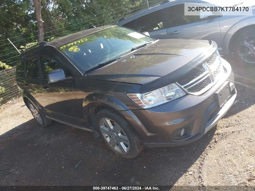 3C4PDCBB7KT784170 2019 Dodge Journey Se