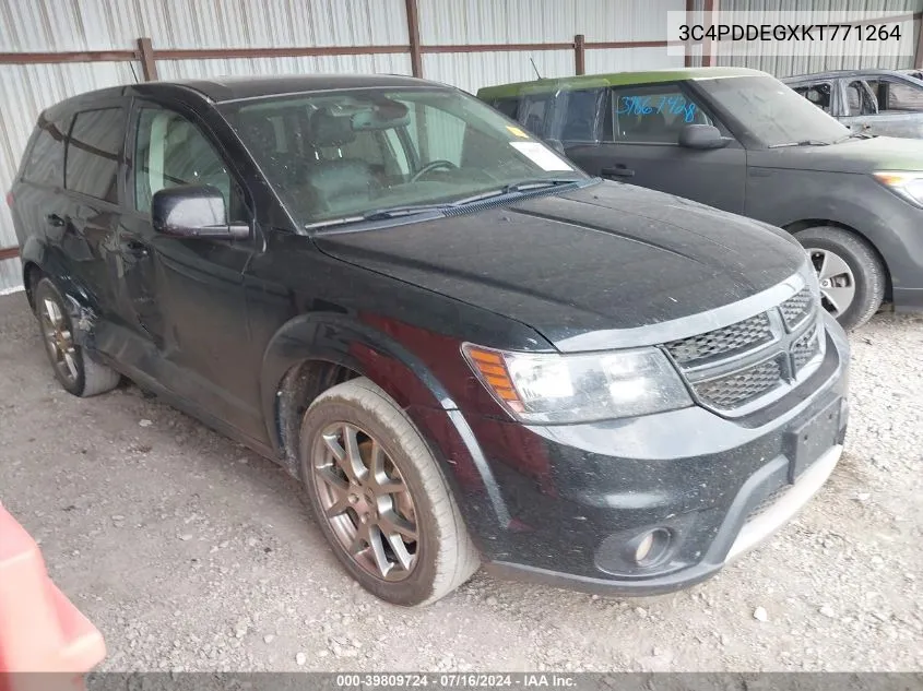 2019 Dodge Journey Gt Awd VIN: 3C4PDDEGXKT771264 Lot: 39809724