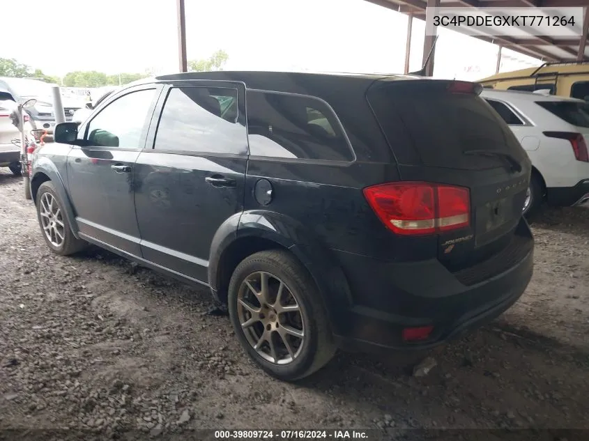 2019 Dodge Journey Gt Awd VIN: 3C4PDDEGXKT771264 Lot: 39809724