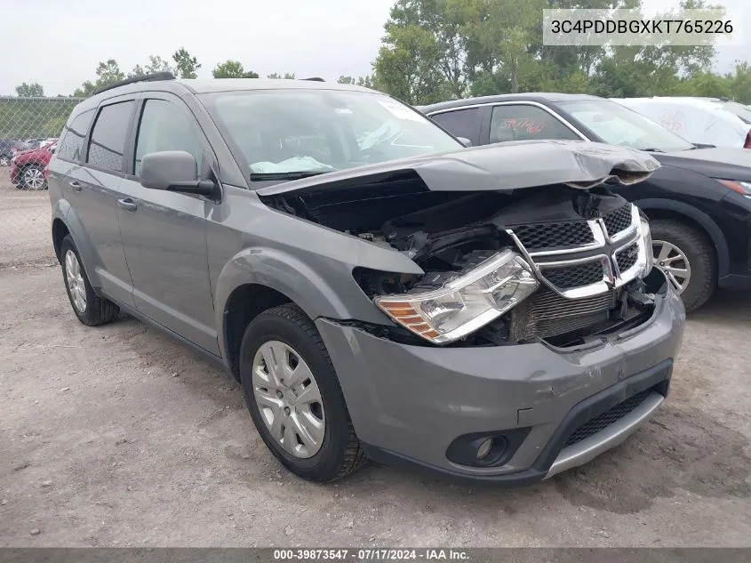 2019 Dodge Journey Se Awd VIN: 3C4PDDBGXKT765226 Lot: 39873547