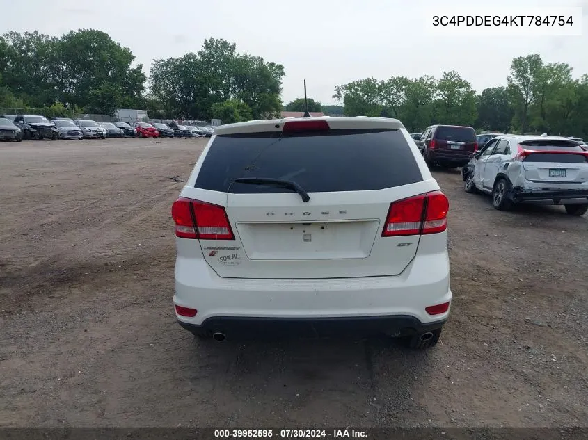 3C4PDDEG4KT784754 2019 Dodge Journey Gt Awd