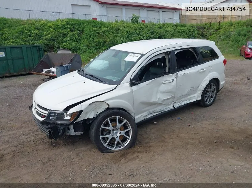 3C4PDDEG4KT784754 2019 Dodge Journey Gt Awd