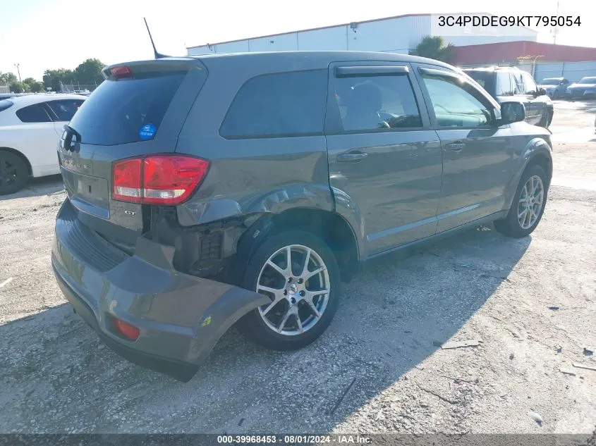 2019 Dodge Journey Gt Awd VIN: 3C4PDDEG9KT795054 Lot: 39968453