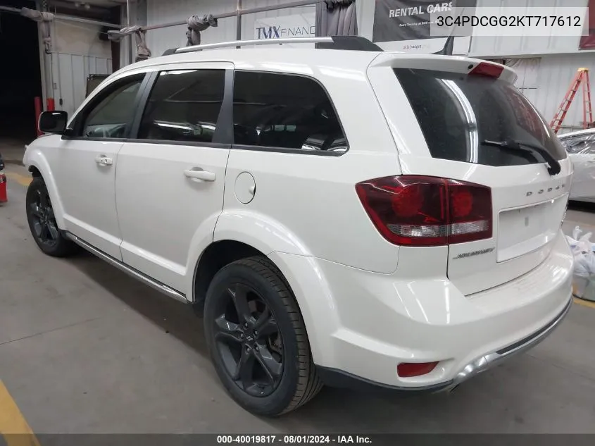 3C4PDCGG2KT717612 2019 Dodge Journey Crossroad