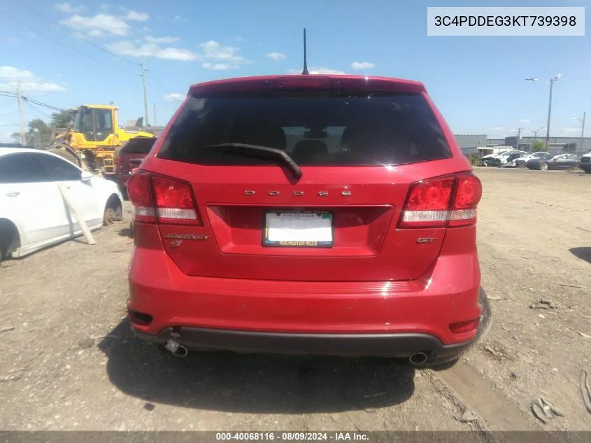 3C4PDDEG3KT739398 2019 Dodge Journey Gt Awd