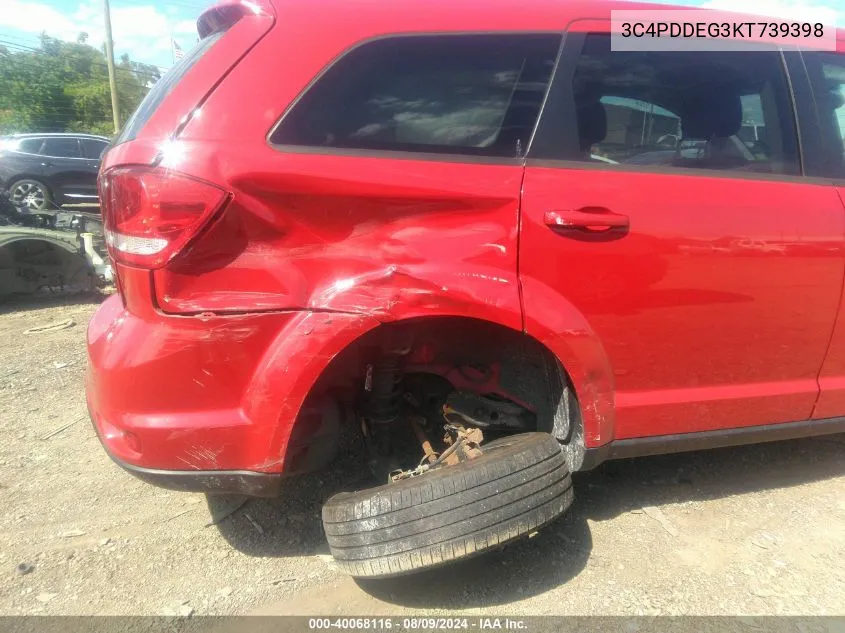 3C4PDDEG3KT739398 2019 Dodge Journey Gt Awd