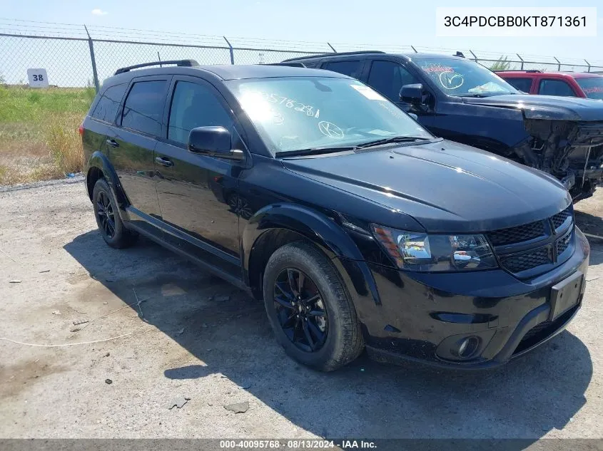 3C4PDCBB0KT871361 2019 Dodge Journey Se