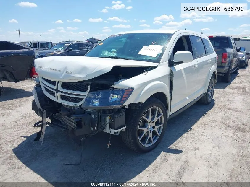 3C4PDCEG8KT686790 2019 Dodge Journey Gt