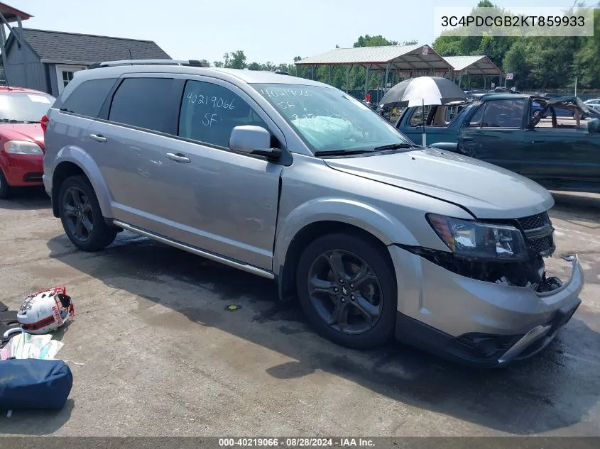 2019 Dodge Journey Crossroad VIN: 3C4PDCGB2KT859933 Lot: 40219066