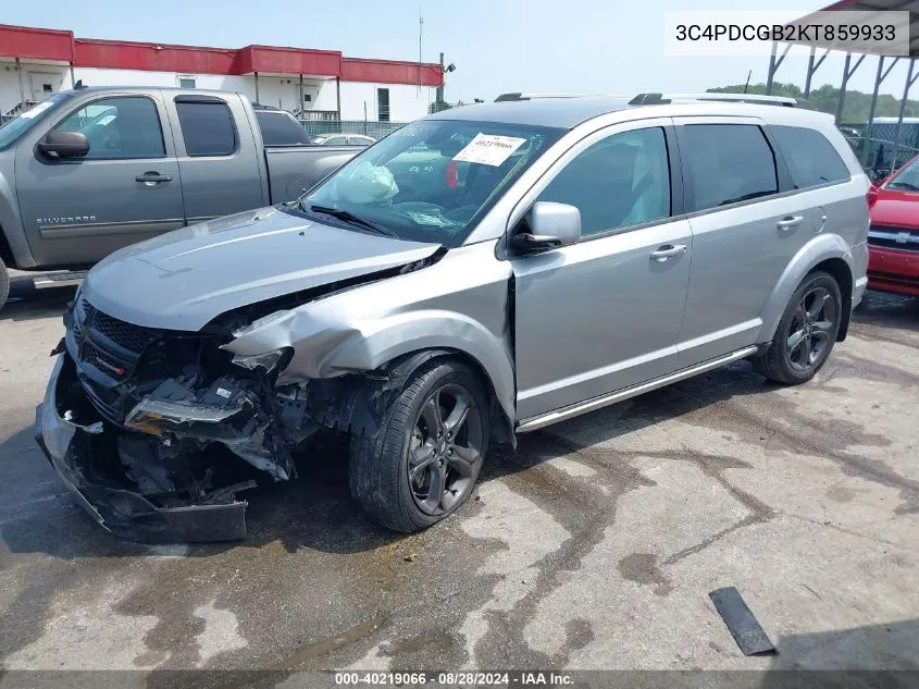 3C4PDCGB2KT859933 2019 Dodge Journey Crossroad