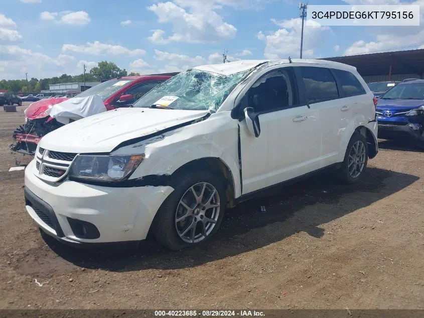 3C4PDDEG6KT795156 2019 Dodge Journey Gt Awd