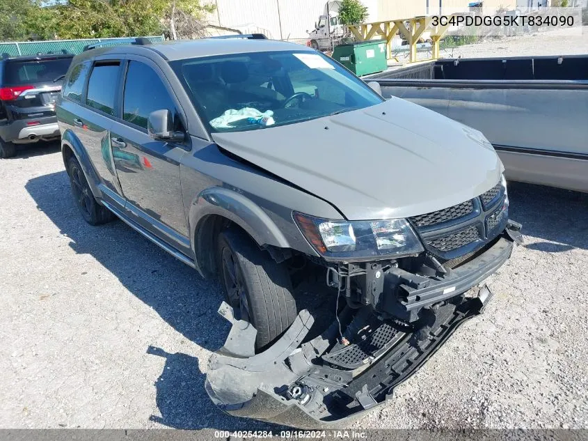 2019 Dodge Journey Crossroad Awd VIN: 3C4PDDGG5KT834090 Lot: 40254284