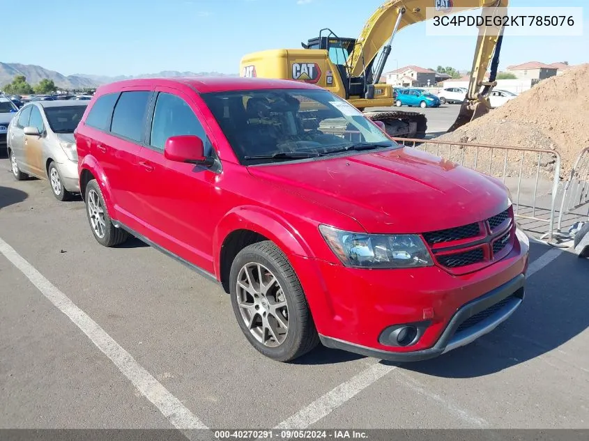 2019 Dodge Journey Gt VIN: 3C4PDDEG2KT785076 Lot: 40270291