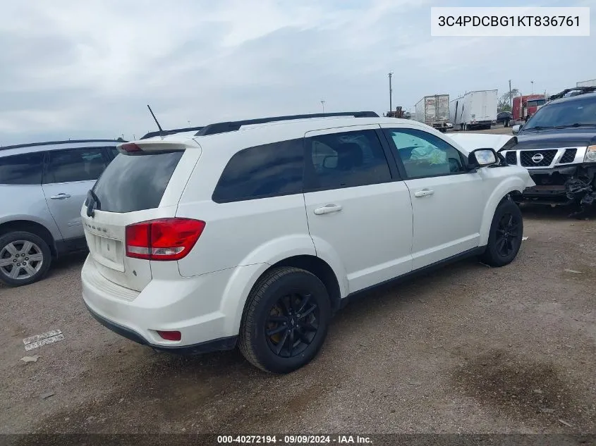 3C4PDCBG1KT836761 2019 Dodge Journey Se