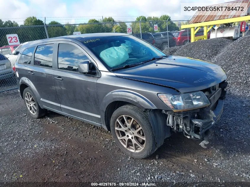 2019 Dodge Journey Gt VIN: 3C4PDDEG5KT784472 Lot: 40297675