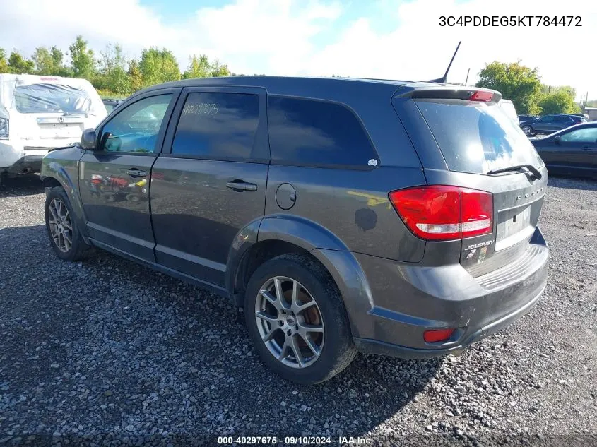 2019 Dodge Journey Gt VIN: 3C4PDDEG5KT784472 Lot: 40297675