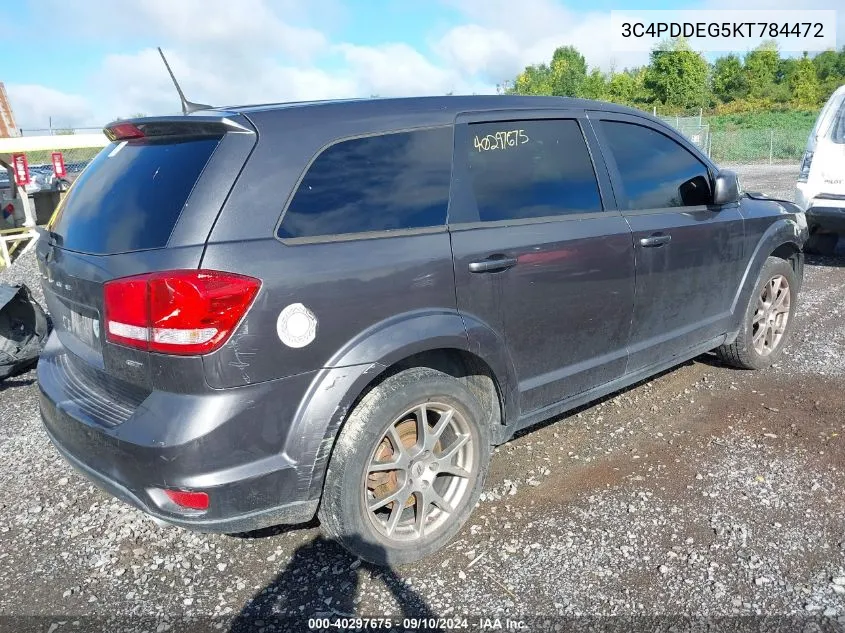 2019 Dodge Journey Gt VIN: 3C4PDDEG5KT784472 Lot: 40297675