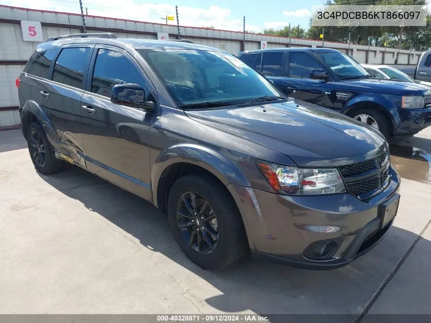 2019 Dodge Journey Se VIN: 3C4PDCBB6KT866097 Lot: 40328871