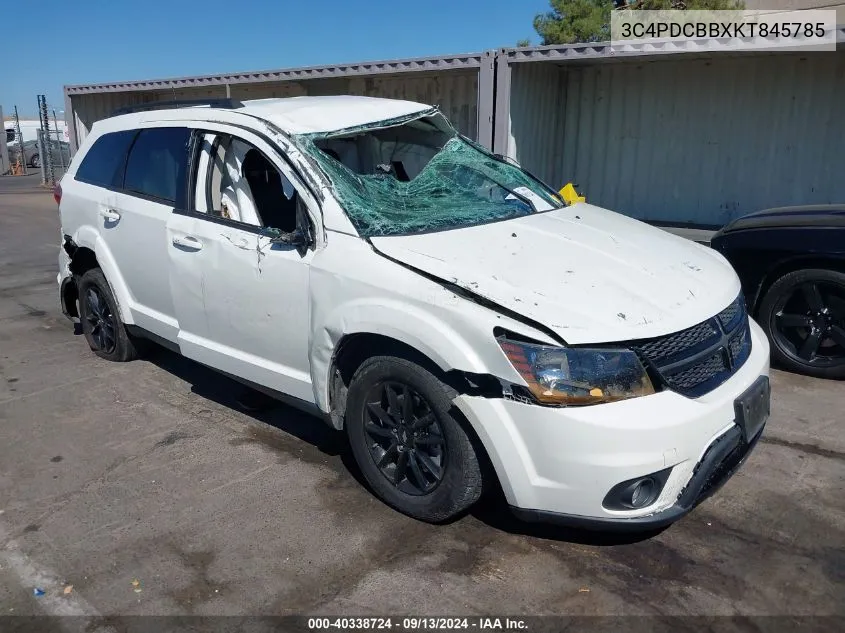 2019 Dodge Journey Se VIN: 3C4PDCBBXKT845785 Lot: 40338724