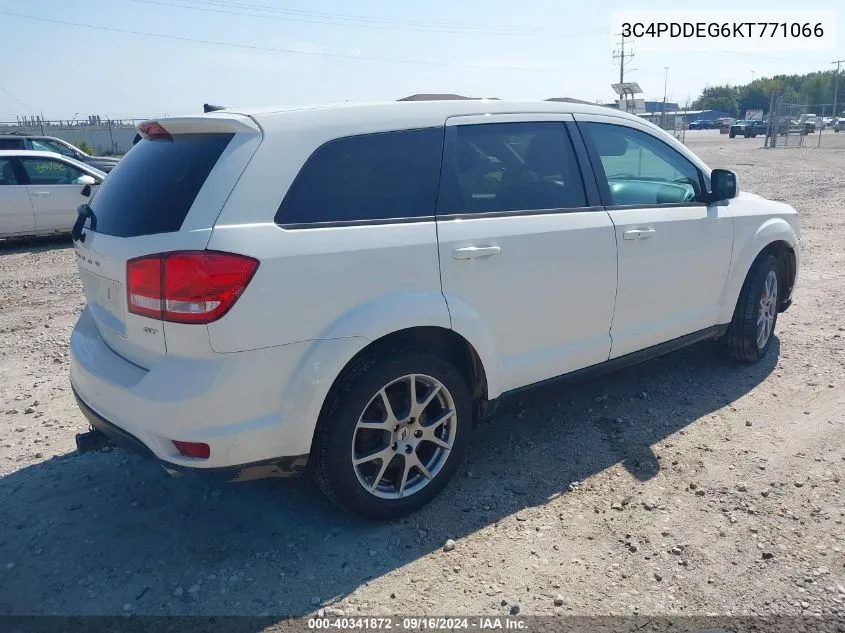 3C4PDDEG6KT771066 2019 Dodge Journey Gt Awd