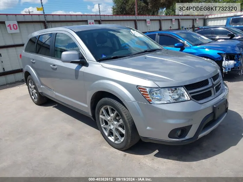 2019 Dodge Journey Gt Awd VIN: 3C4PDDEG8KT732320 Lot: 40382612