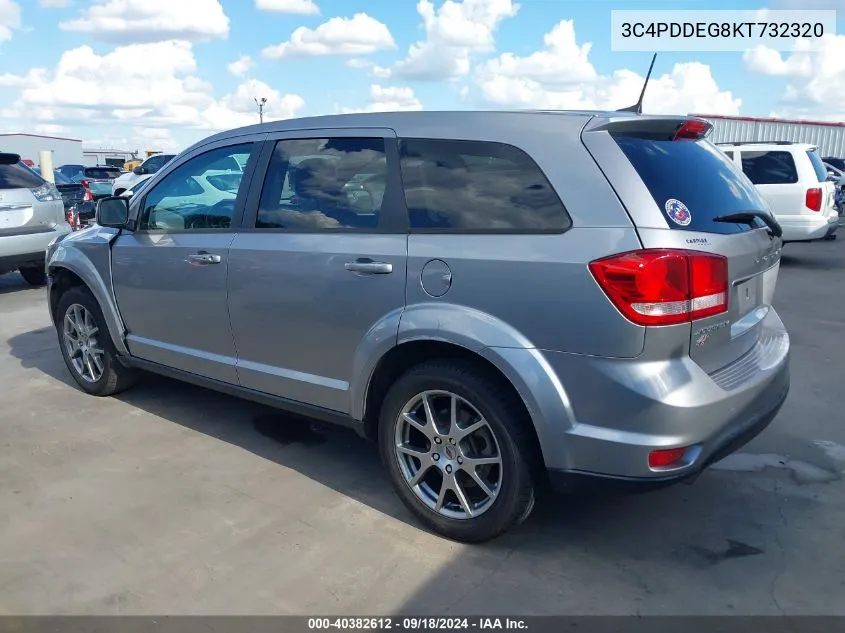 2019 Dodge Journey Gt Awd VIN: 3C4PDDEG8KT732320 Lot: 40382612