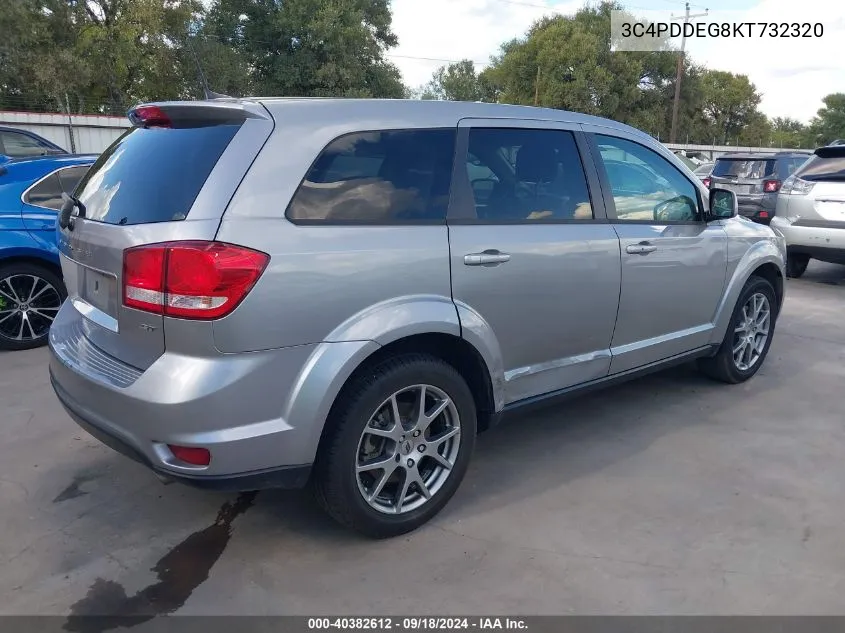 2019 Dodge Journey Gt Awd VIN: 3C4PDDEG8KT732320 Lot: 40382612