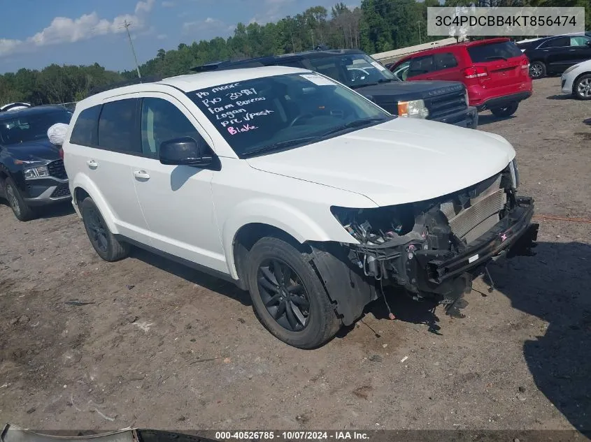 3C4PDCBB4KT856474 2019 Dodge Journey Se