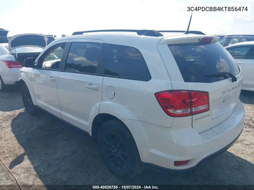 3C4PDCBB4KT856474 2019 Dodge Journey Se