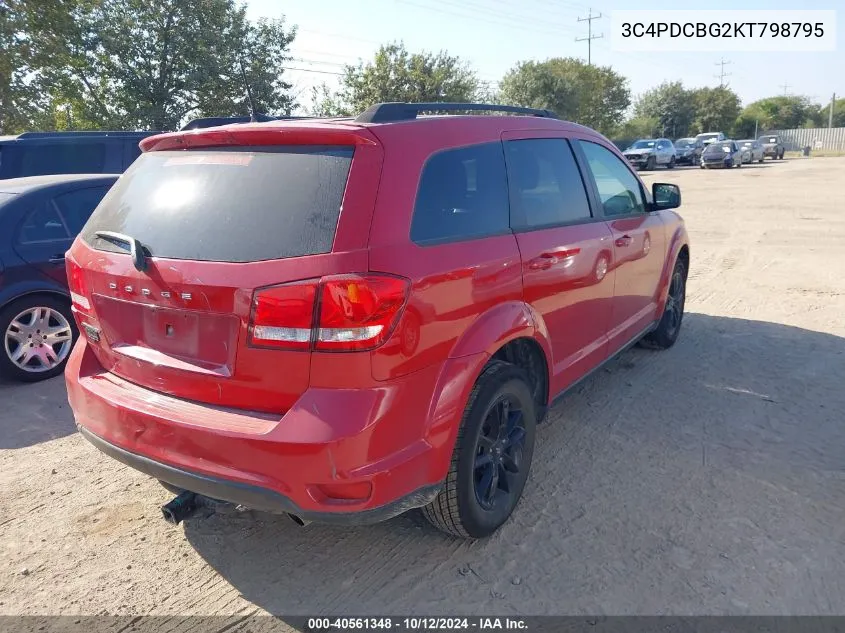 3C4PDCBG2KT798795 2019 Dodge Journey Se