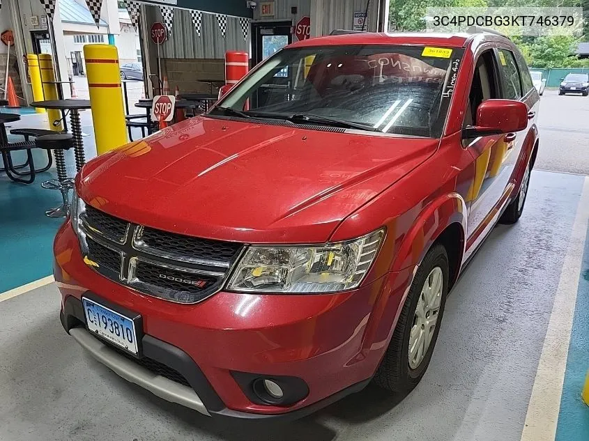 2019 Dodge Journey Se VIN: 3C4PDCBG3KT746379 Lot: 40578253