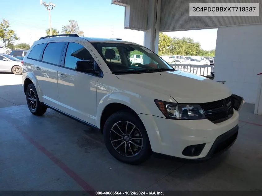 3C4PDCBBXKT718387 2019 Dodge Journey Se