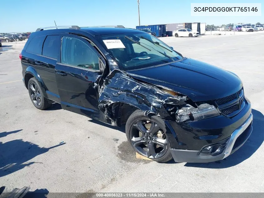 2019 Dodge Journey Crossroad Awd VIN: 3C4PDDGG0KT765146 Lot: 40856323