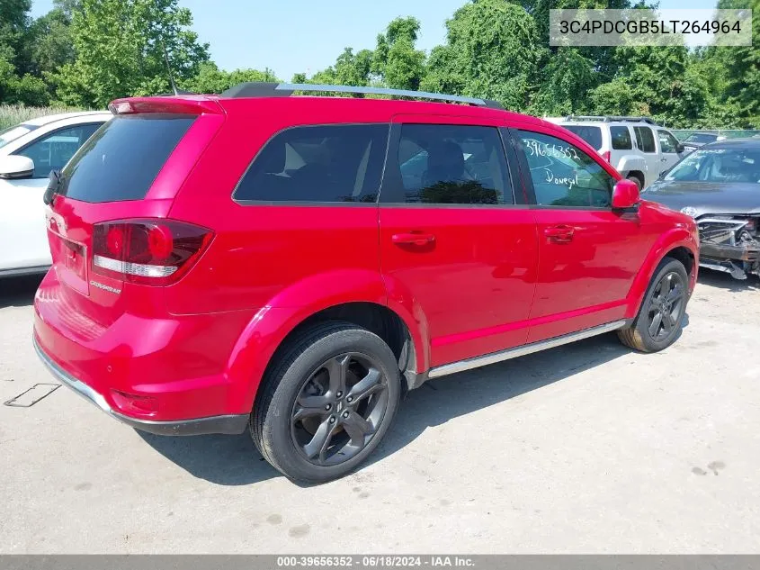 2020 Dodge Journey Crossroad VIN: 3C4PDCGB5LT264964 Lot: 39656352