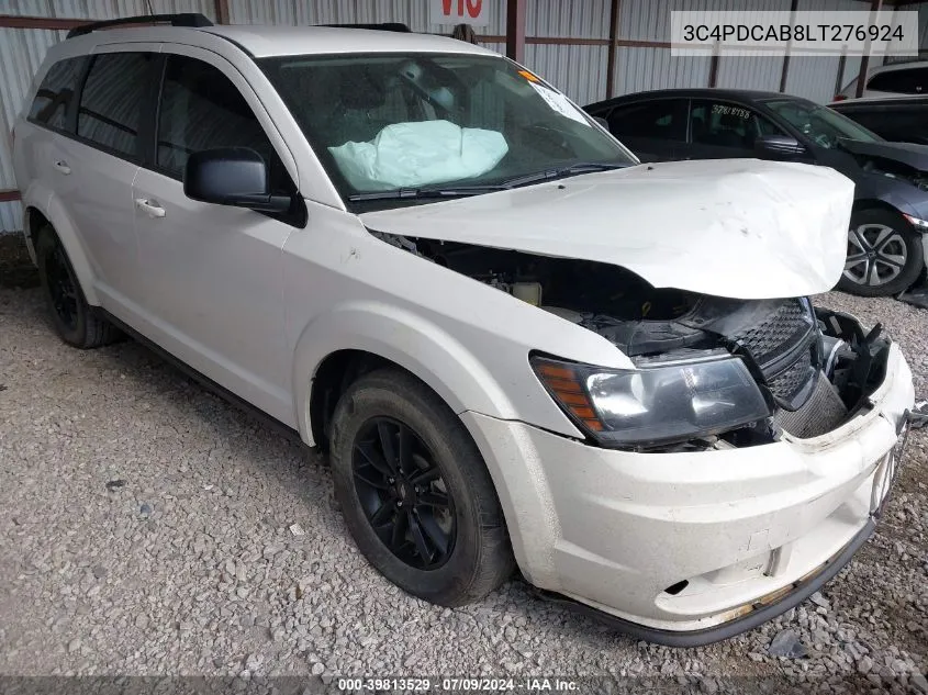 2020 Dodge Journey Se Value VIN: 3C4PDCAB8LT276924 Lot: 39813529