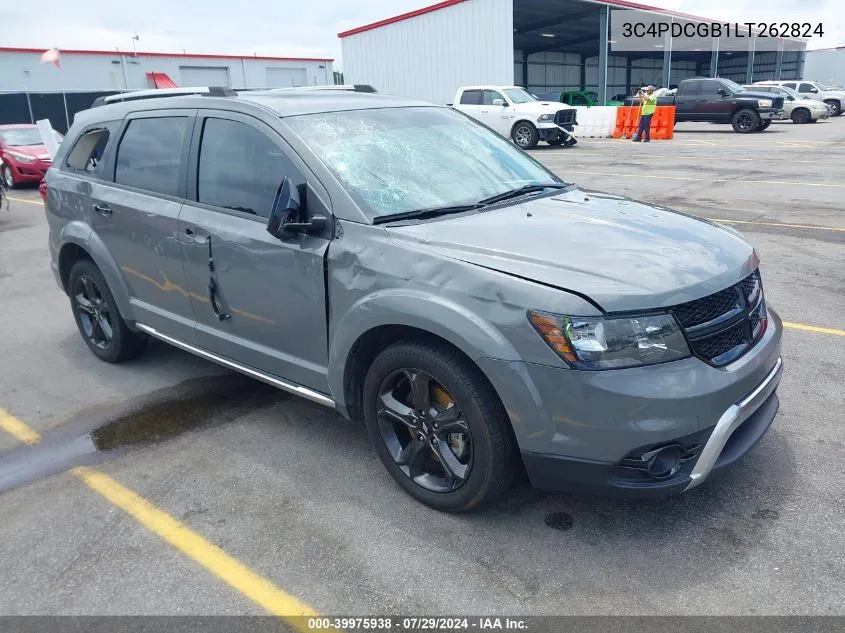 2020 Dodge Journey Crossroad VIN: 3C4PDCGB1LT262824 Lot: 39975938