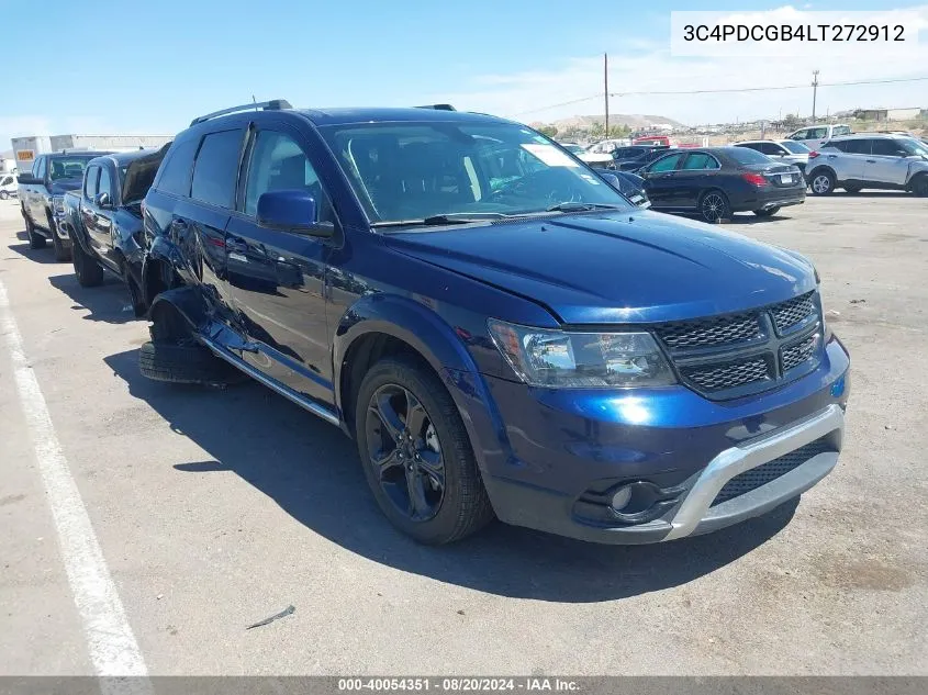 2020 Dodge Journey Crossroad VIN: 3C4PDCGB4LT272912 Lot: 40054351