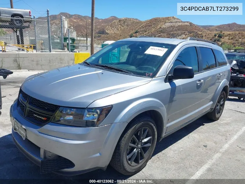 2020 Dodge Journey Se Value VIN: 3C4PDCAB7LT273299 Lot: 40123062